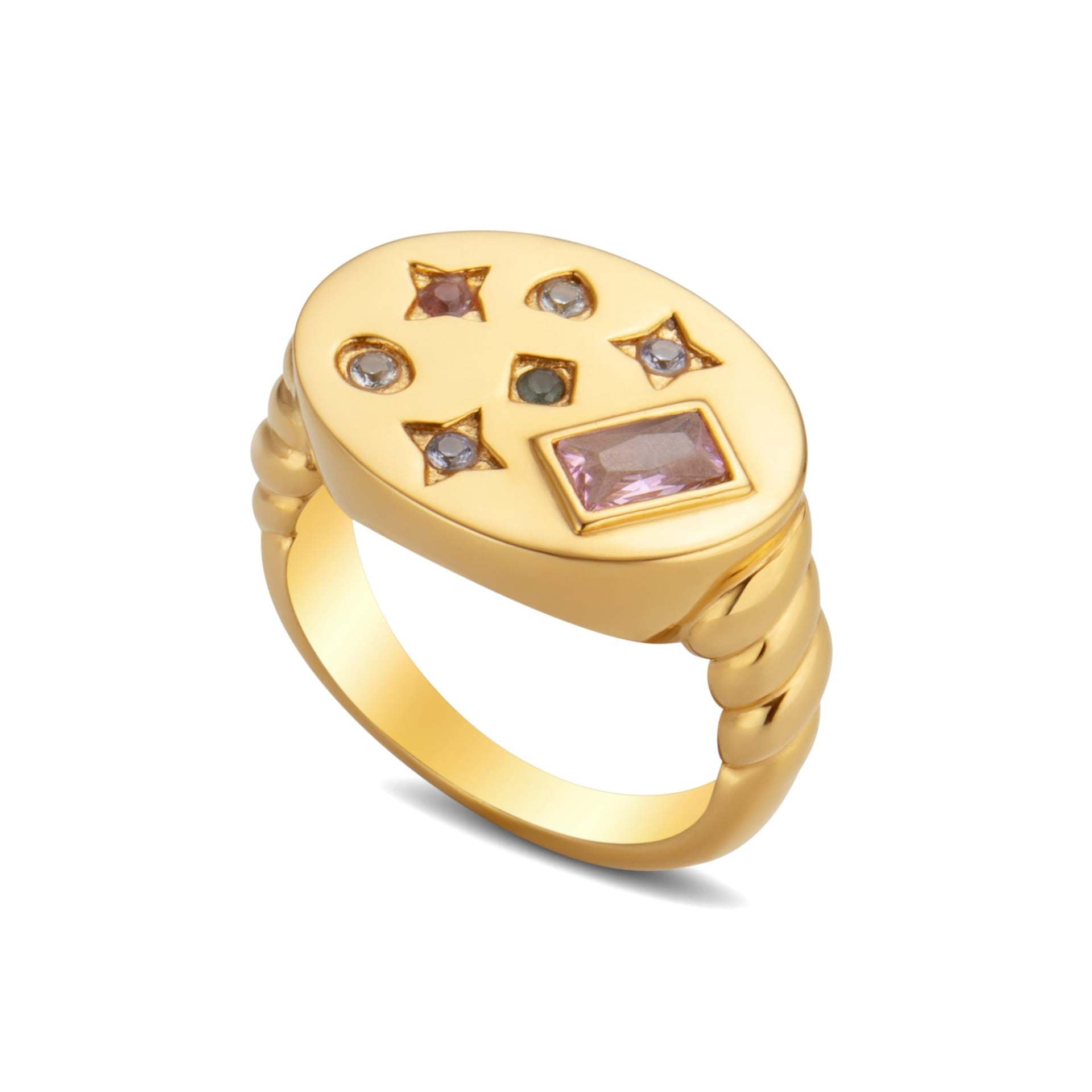 Wholesale Real Gold Plating Copper Rings